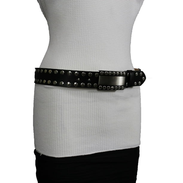 Women Western Fashion Tie Belt Beige Fabric Band Studs Blue Beads Plus M L XL Women Western Fashion Tie Belt Beige Fabric Band Studs Blue Beads Plus M L XL